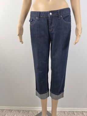 Banana Republic Capri Jeans Women’s Size 4/27 Low Rise Rolled Cuff Crop Denim